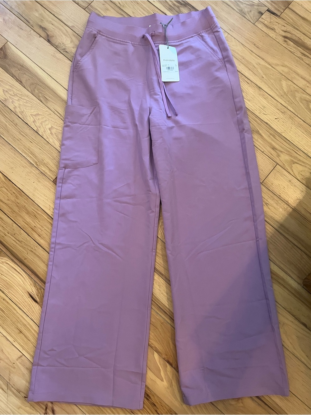 Women’s Mandala Lilac High Waisted Scrub Pants